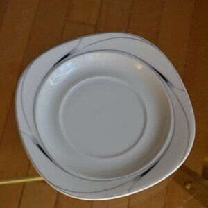 Vintage Mikasa Fine China CAVIAR L5806 Flat Saucer